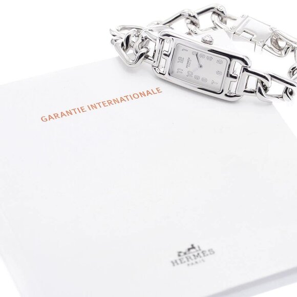 HERMES Nantucket NA2.110 Silver Dial Quartz Ladies Watch - Picture 9 of 13